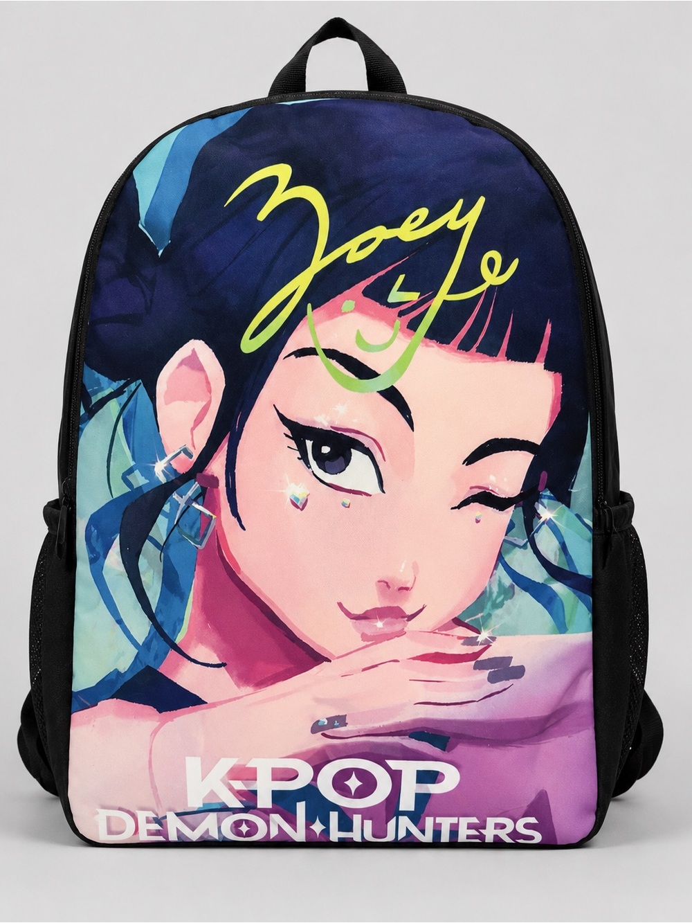 KPOP Demon Hunters Zoey Backpack – Full Size School Book Bag – Brand New